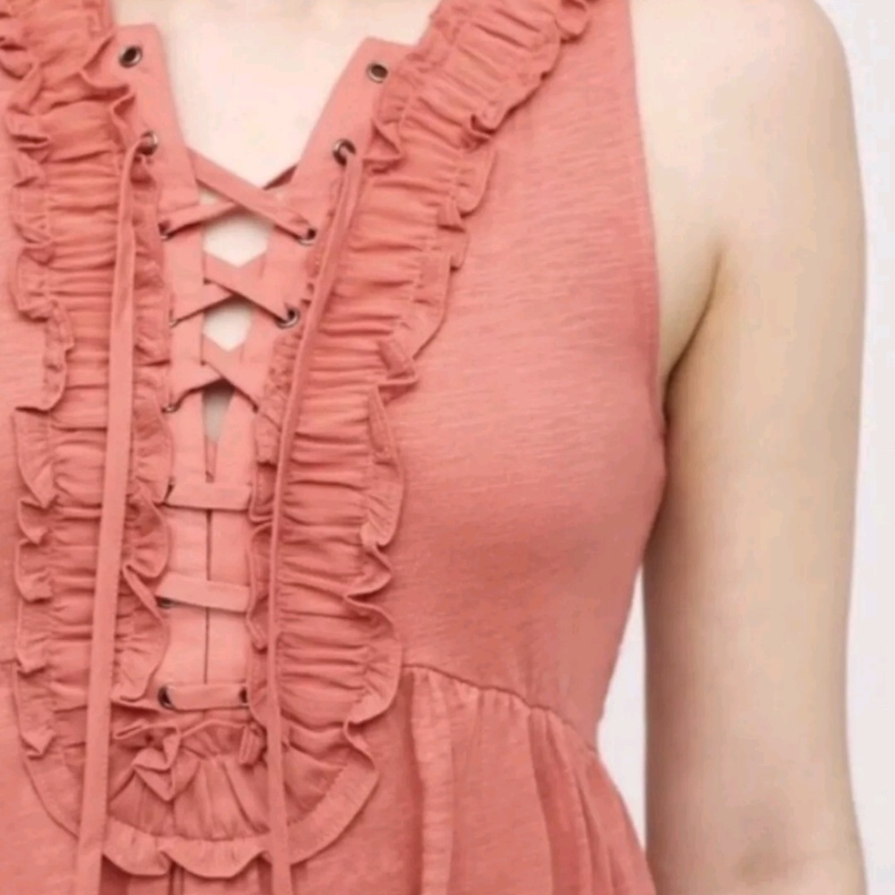 ANTHROPOLOGIE DELETTA RUFFLED BLOUSE - Picture 2 of 4